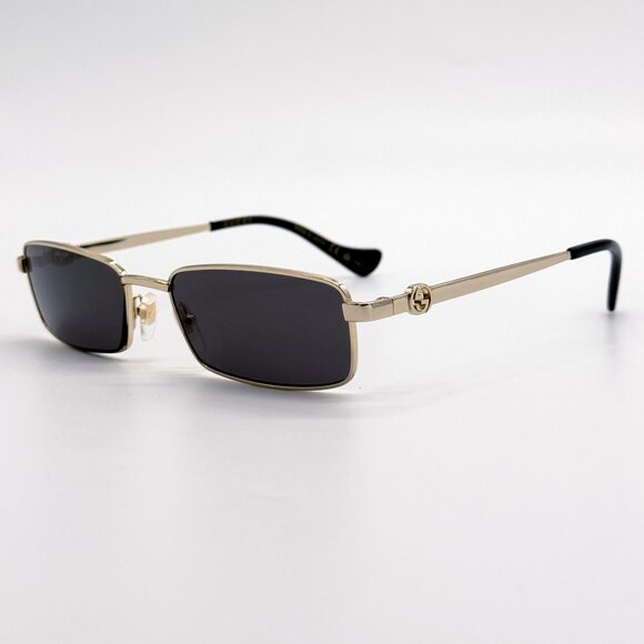 NEW GUCCI SUNGLASSES GG1600S 001 GOLD/GRAY WOMEN EYEWEAR GUCCI main image 5